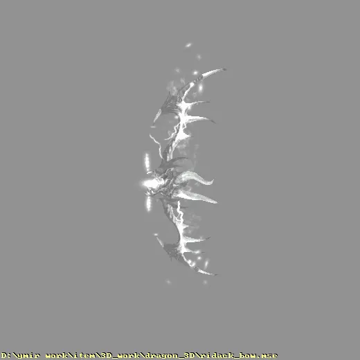 3D_work_dragon_3D_ridack_bow