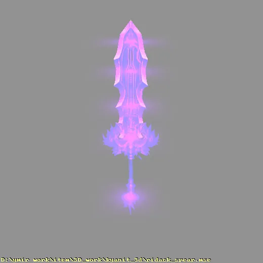 3D_work_kyanit_3d_ridack_spear