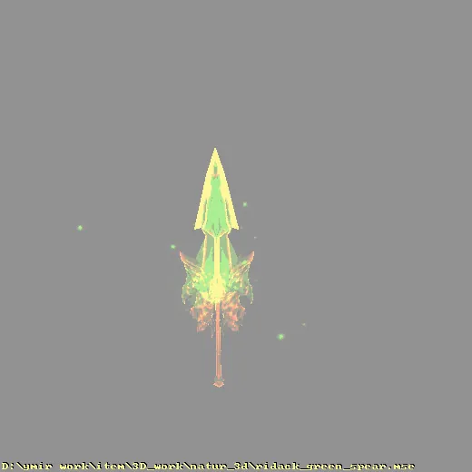 3D_work_natur_3d_ridack_green_spear