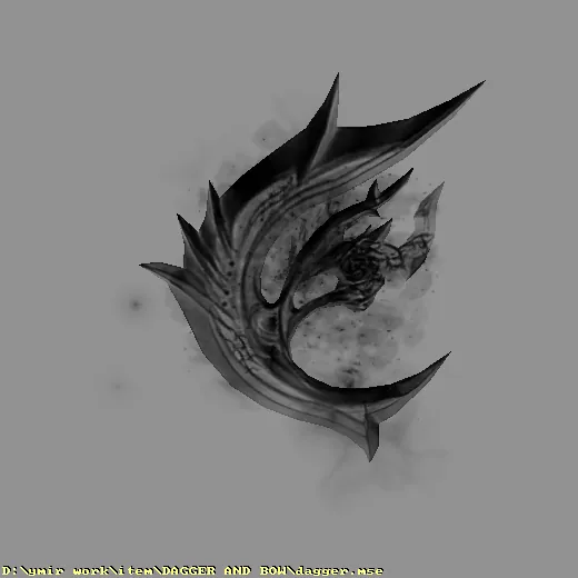 DAGGER AND BOW_dagger