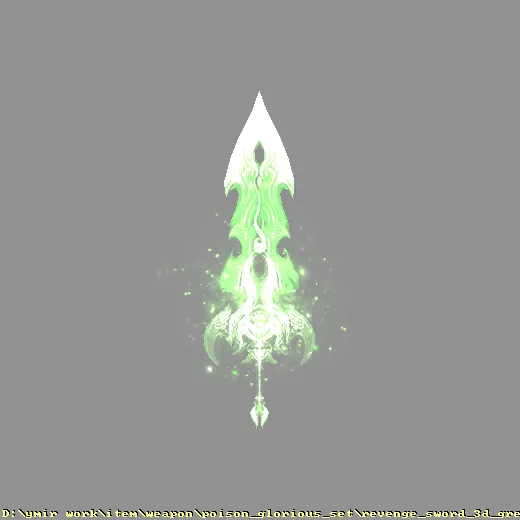 weapon_poison_glorious_set_revenge_sword_3d_green