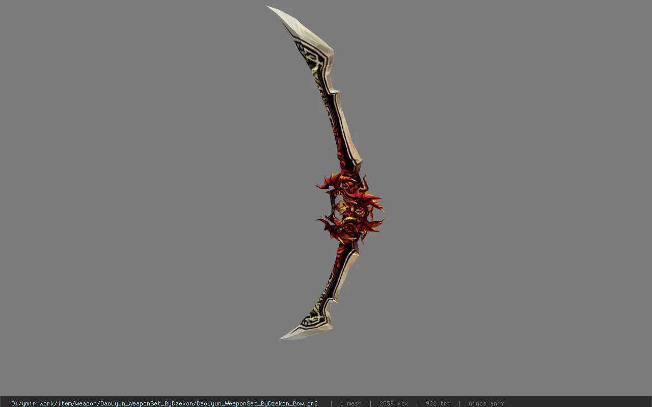 DaoLyun_WeaponSet_ByDzekon_Bow