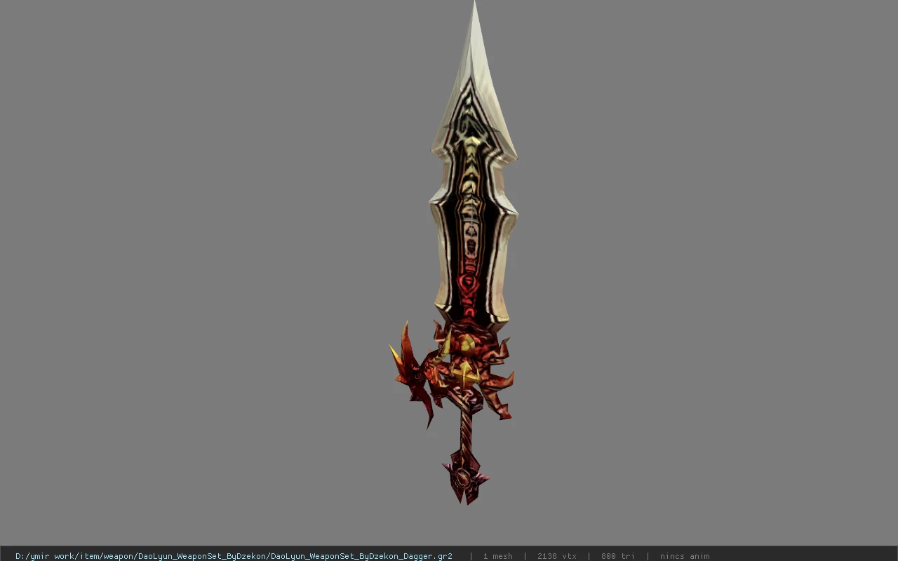 DaoLyun_WeaponSet_ByDzekon_Dagger