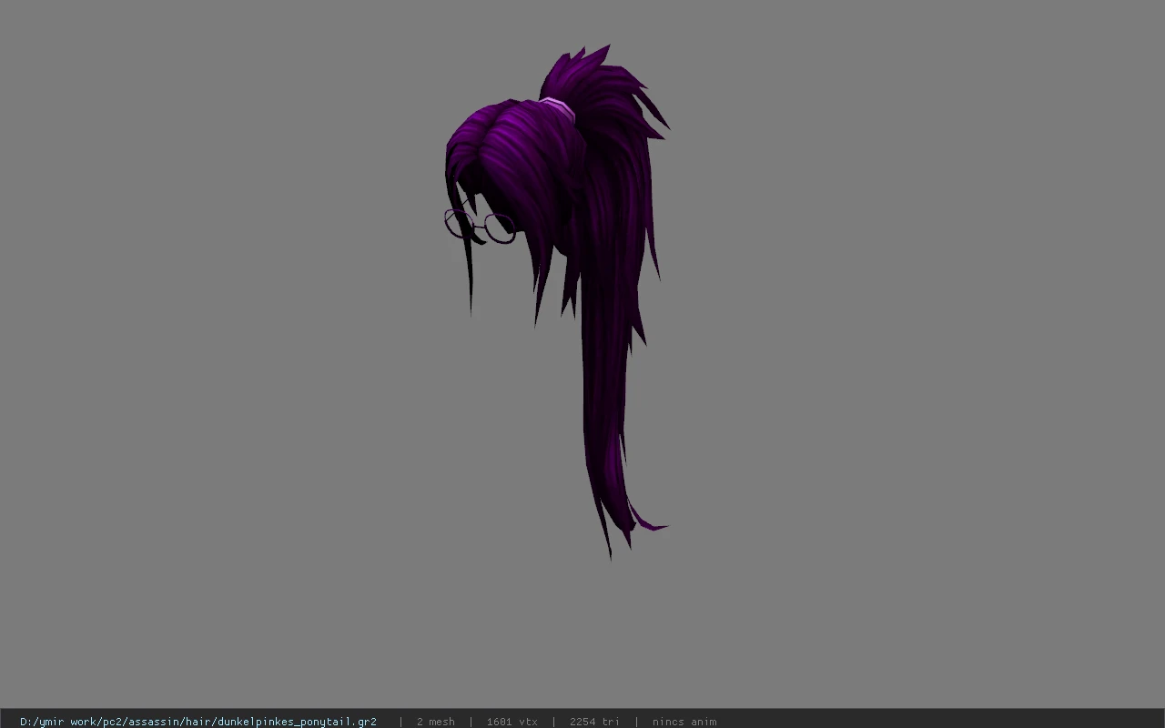 dunkelpinkes_ponytail