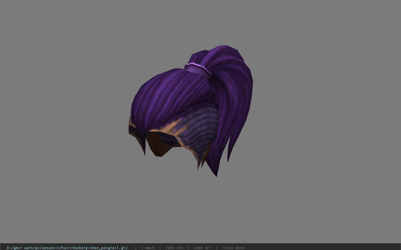dunkelpinkes_ponytail