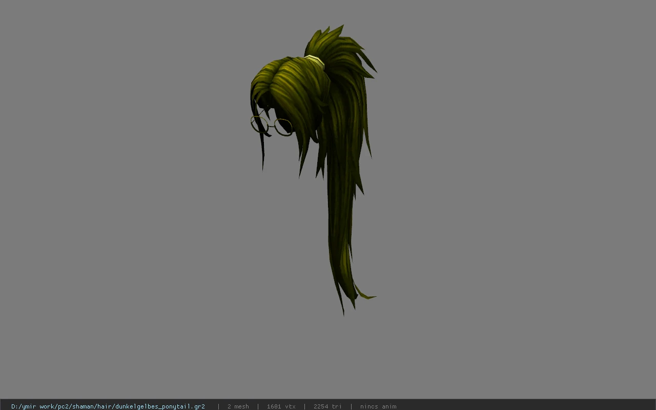 dunkelgelbes_ponytail