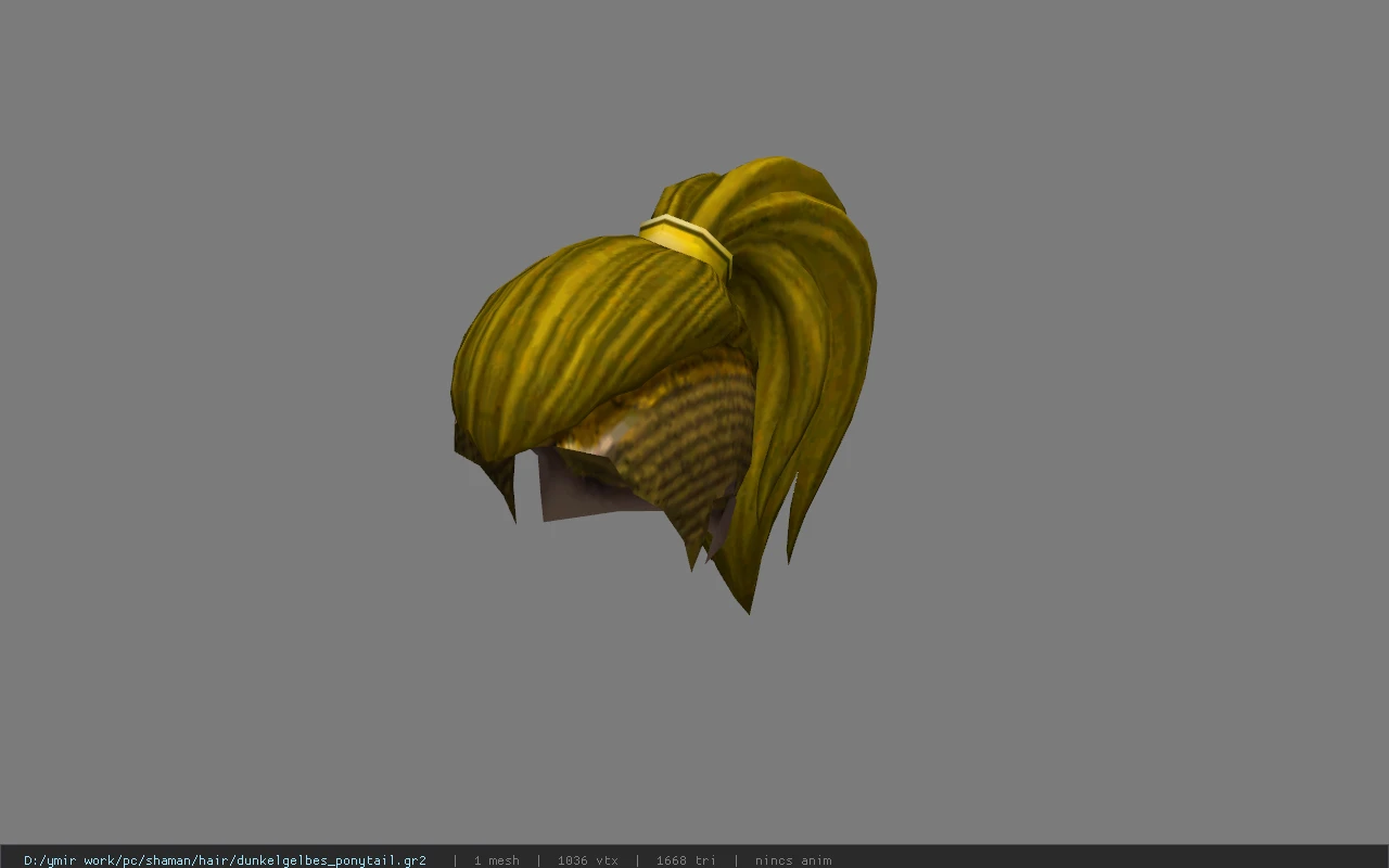 dunkelgelbes_ponytail